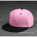 Cappelli Snapback neri personalizzati con logo patch in gomma